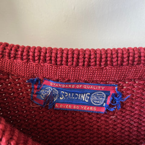40's Spalding Collegiate Sweater - Medium