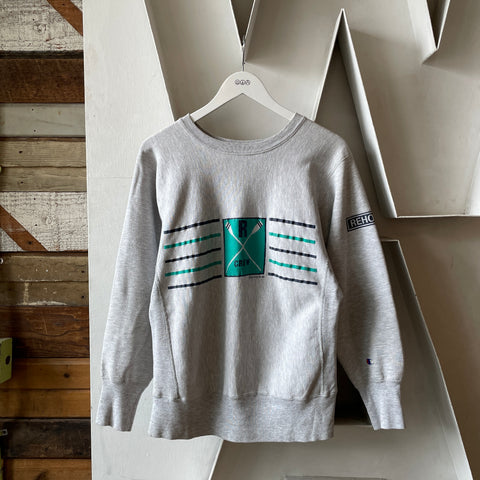 90's Rowing Champion Crew Reverse Weave - Medium