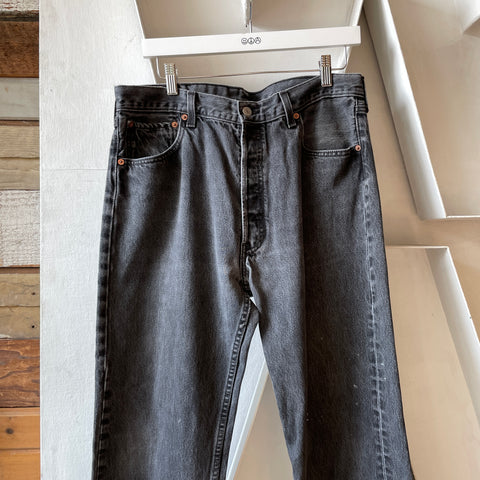 90’s Black Levi’s 501 Denim - 33” x 30”