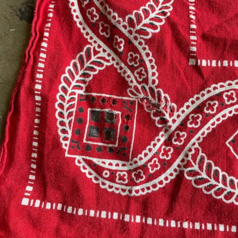 60's Red Bandana - OS