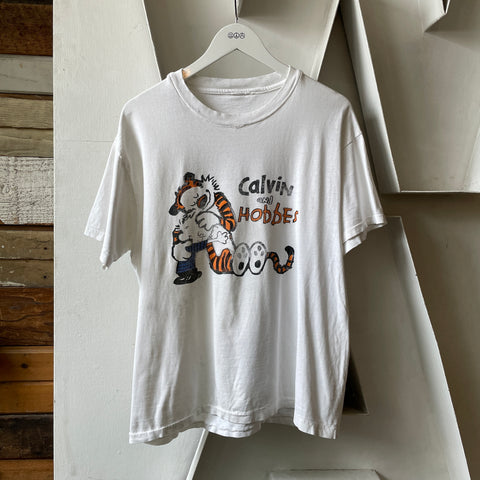 90’s Calvin & Hobbes Tee - Large