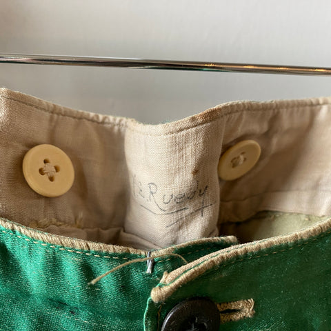 20’s Satin Buckle Back Pants - 34” x 25”