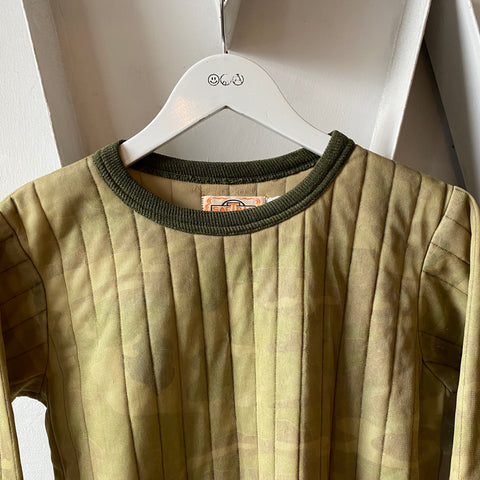 70’s Saf-T-Bak Camo Quilted Sweatshirt - Small