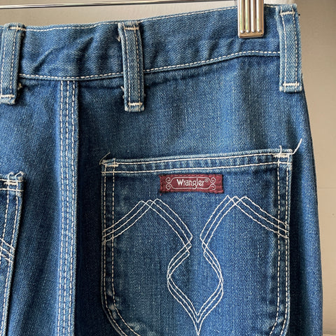 70’s Wrangler Western Denim - 23” x 33”
