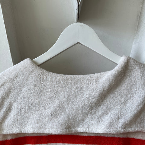 60’s Striped Terry Pullover - Small