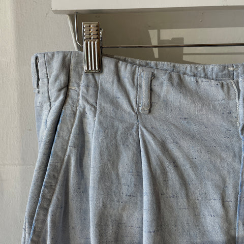 50's Repaired Chambray Trousers - 32” x 31”