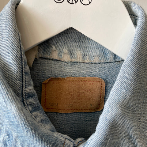 70’s Levi’s Thrashed & Repaired Denim Western Shirt - Medium