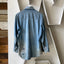 70’s Levi’s Thrashed & Repaired Denim Western Shirt - Medium