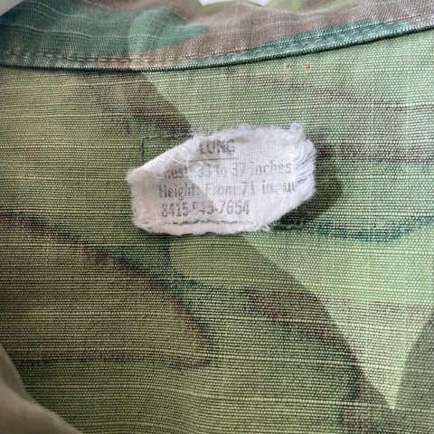 Rip Stop Camo Field Coat - Small Long