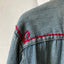 60’s Embroidered Denim Pearl Snap Western Shirt - XL