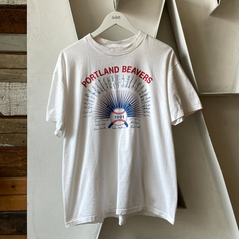 90’s Portland Beavers Tee - Large