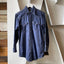 60’s Faded Blue Western Shirt - Medium