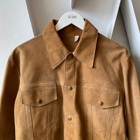70’s Towncraft Suede Trucker Jacket - Medium