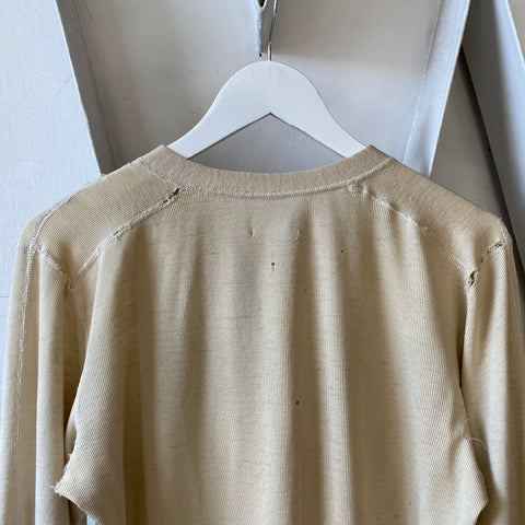 60’s Thermal Henley - Large
