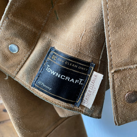 70’s Towncraft Suede Trucker Jacket - Medium