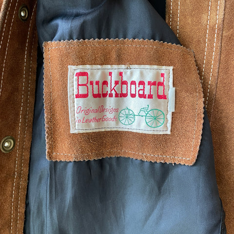 60’s Buckboard Lined Suede Jacket - Medium