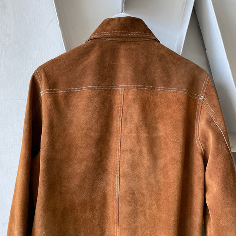 60’s Buckboard Lined Suede Jacket - Medium