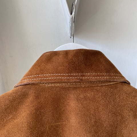 60’s Buckboard Lined Suede Jacket - Medium