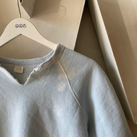 60's Fruit of the Loom Chopped Crewneck Sweatshirt - Medium