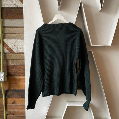 60’s Campus Boatneck Sweater - XL