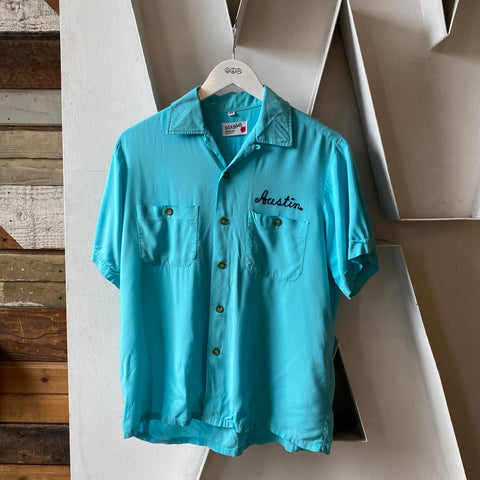 60’s Rayon Bowling Shirt - Medium