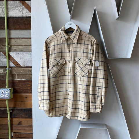 70's Norm Thompson Wool Flannel - Large