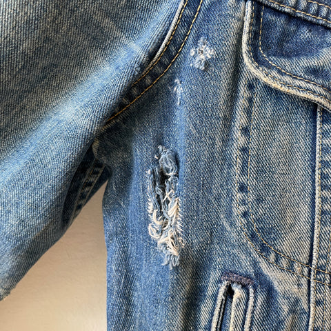 80’s Thrashed Lee Riders Denim Trucker - Medium
