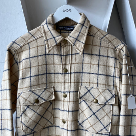 70's Norm Thompson Wool Flannel - Large