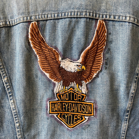 80’s Thrashed Lee Riders Denim Trucker - Medium
