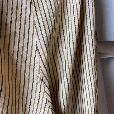 60’s Striped Side Zip Trousers - 26” x 25.5”