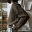 40’s Red Cross Knit Sweater - Large