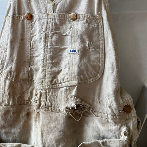 70’s Lee Thrashed Carpenter Overalls - 32” x 25.5”