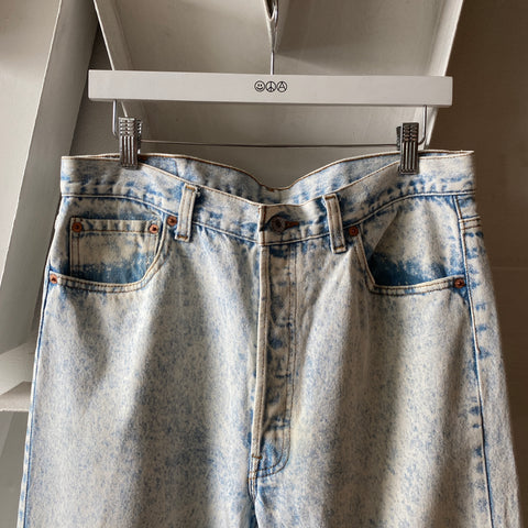 80's Acid Washed Levi’s 501 - 34” x 32.5”
