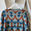 50’s Jantzen Patterned Wool Sweater - XL