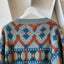50’s Jantzen Patterned Wool Sweater - XL