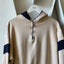 70’s Russell Two Tone Quarter Zip Hoodie - Large