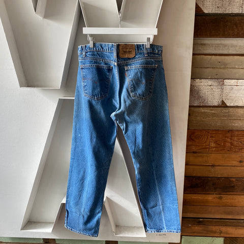 80's Levi’s 517 Orange Tabs - 35” x 28.5”