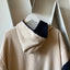 70’s Russell Two Tone Quarter Zip Hoodie - Large