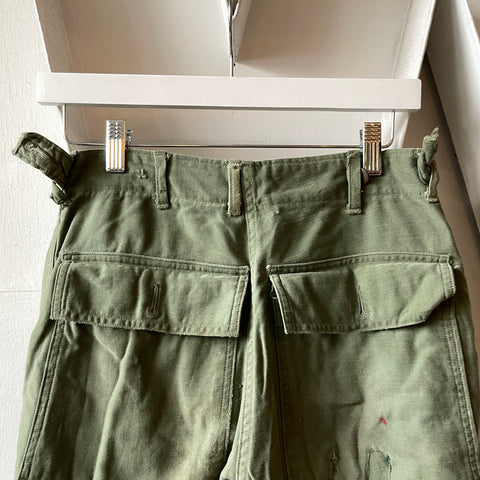 50’s Sateen Utility Trousers - 28" x 30"