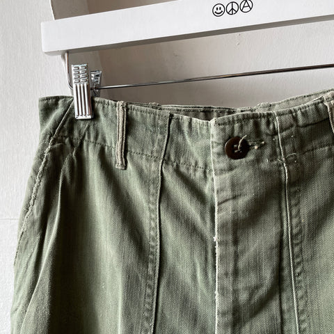 50’s Thrashed HBT Fatigue Pants - 28” x 31”