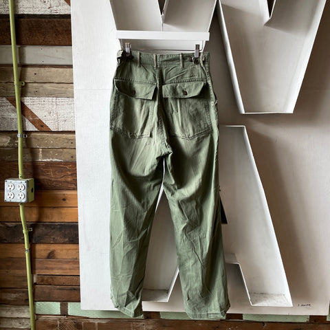 50’s Thrashed HBT Fatigue Pants - 28” x 31”