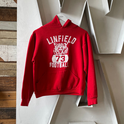 80’s Russell Linfield Football Hoodie - Small