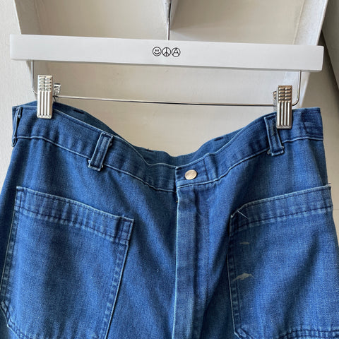 80’s Sailor Dungarees - 32” x 36”