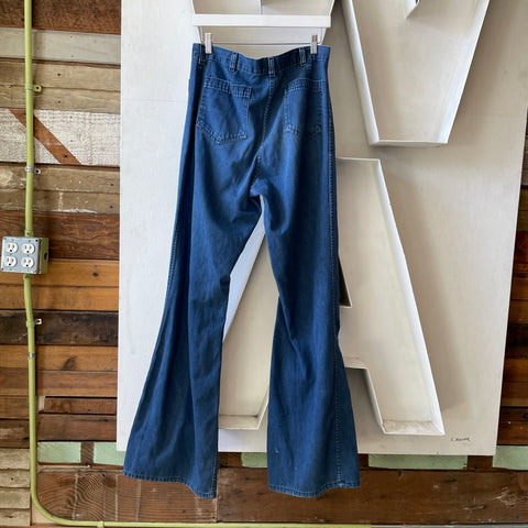 80’s Sailor Dungarees - 32” x 36”