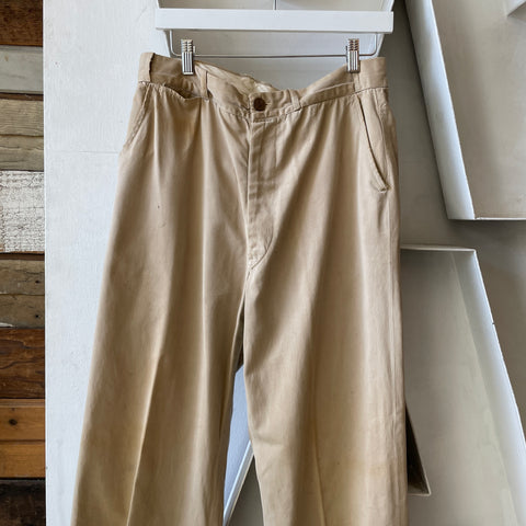 40’s J.C. Penney Chinos - 32” x 32”