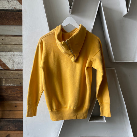 60's Zipper Hood Sweatshirt - Medium