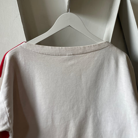 60’s Striped Boatneck Sweatshirt - Large