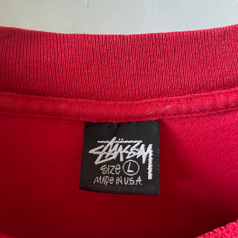 90's Stussy Tribe Tee - Large