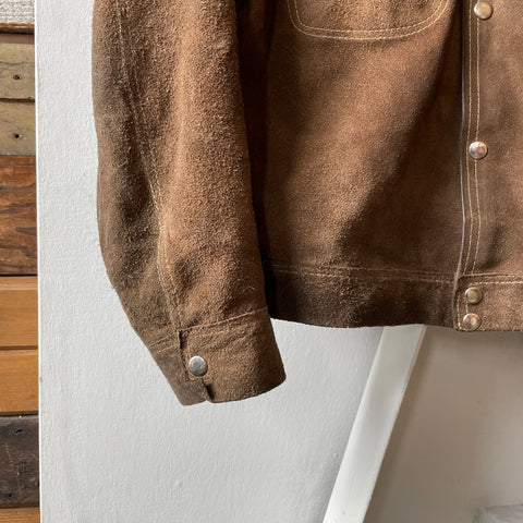 70’s Suede Trucker - Large