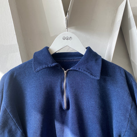60's Quarter Zip Sweatshirt - Large